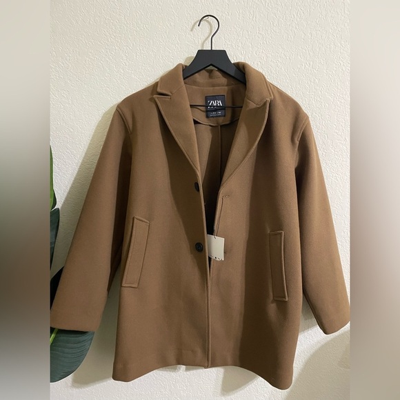 Zara Jackets & Blazers - Zara Women's Brown Coat